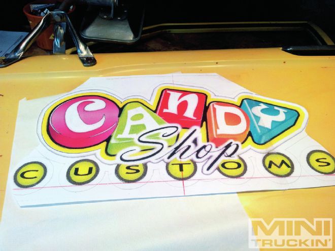 auto Art 101 candy Shop Customs Logo