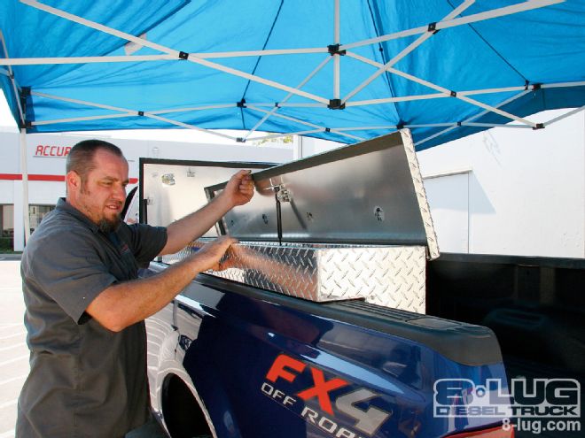 Toolboxes and Bed Step Install - Get A Hot Box