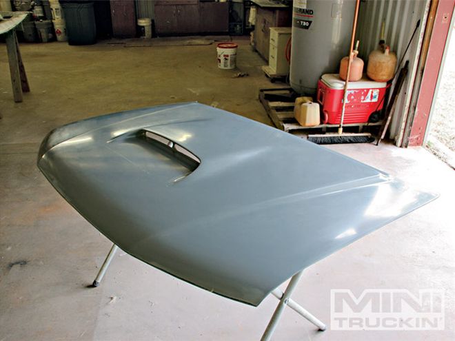 Fiberglass Hood Install On A Nissan Frontier
