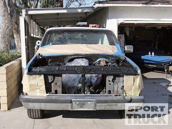 1973 Chevy C-10 Front End Replacement - Burnt By The Grille