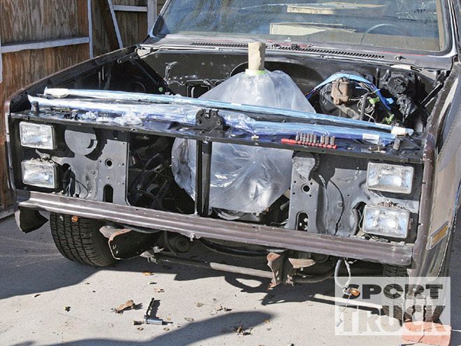 1973 Chevy C-10 Front End Replacement - Burnt By The Grille