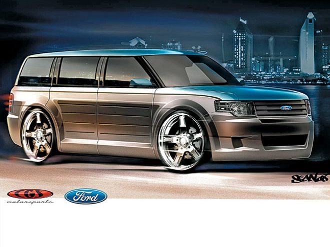 2009 Ford Flex rendering