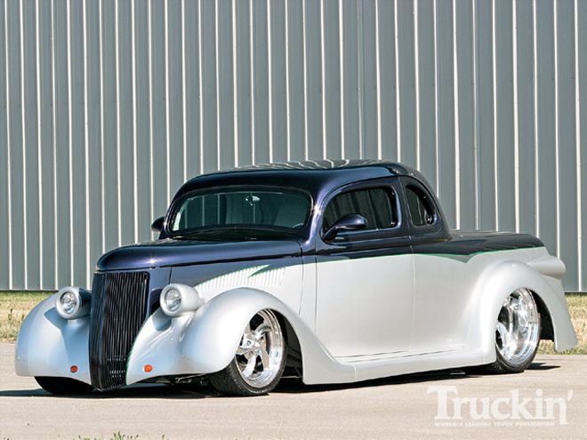 1936 Ford Ute front Driverside Angle