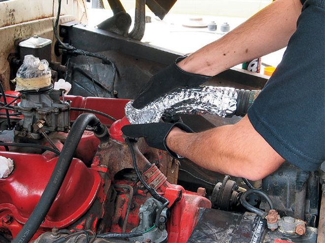 engine Restoration 1962 Gmc Pickup foil Cover