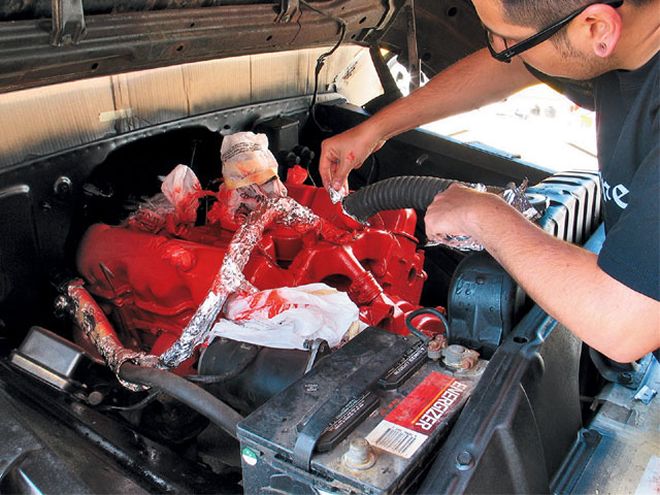 Engine Cleaning on a 1962 GMC Pickup - Spit Spine For An Old Clunker