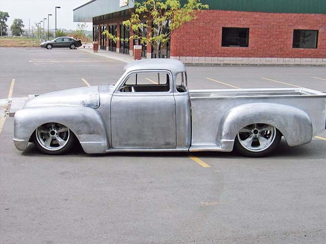 1948 Chevy 5 Window Bodywork left Side View