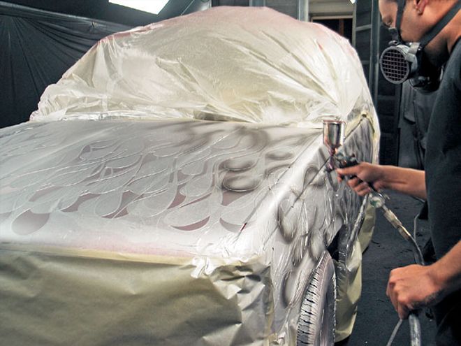 Adding Custom Flames to a 1996 Chevy Truck - Layers Of Fire