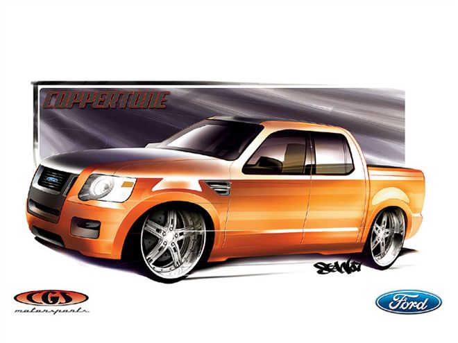 2006 Ford Sport Trac sketch