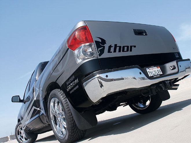 2007 Toyota Tundra left Rear View