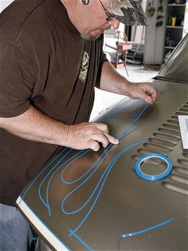 Custom 2000 Chevrolet S10 Retro Paintjob - Flake N Bake
