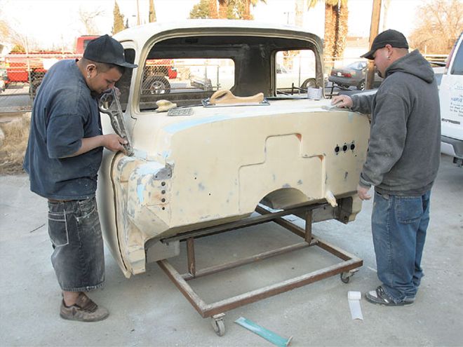 1957 Chevy Truck - Under The Gun Bodyand Paint