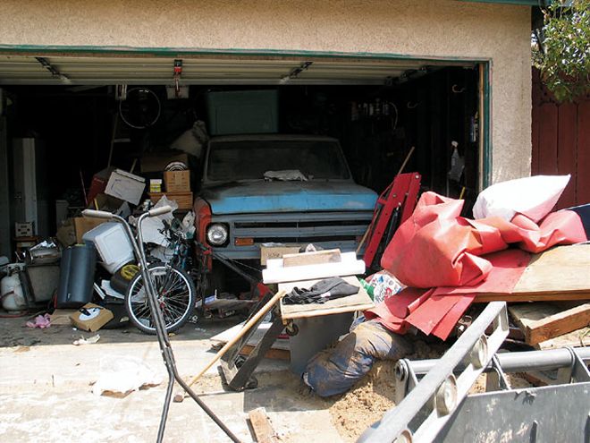restoring A 1968 Chevrolet truck Buried