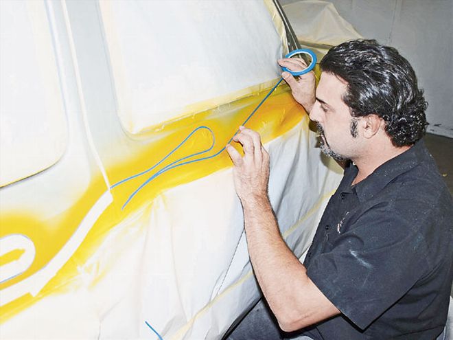 Two-Tone Flame Paint Job on a Toyota Tacoma - Design It, Paint It, Show It!