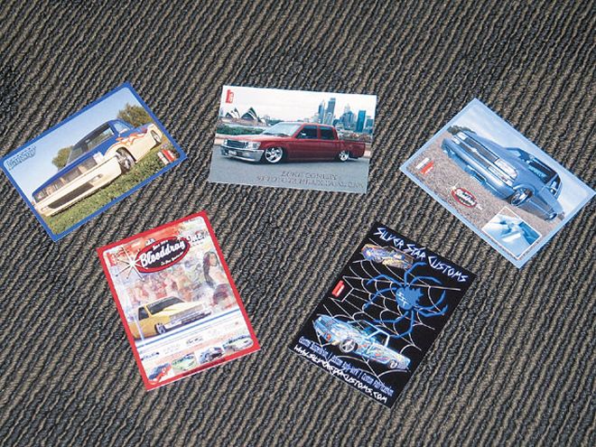 truck Parts And Accessories bent Trading Cards