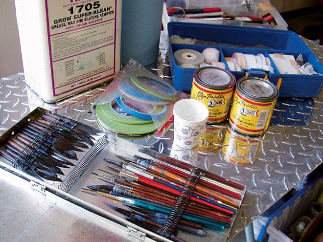 How to Pinstripe - Pinstriping With Steve Deman