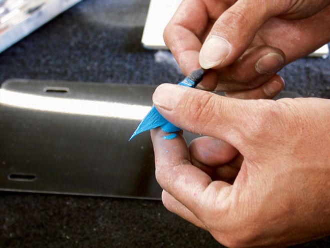 How to Pinstripe - Pinstriping With Steve Deman