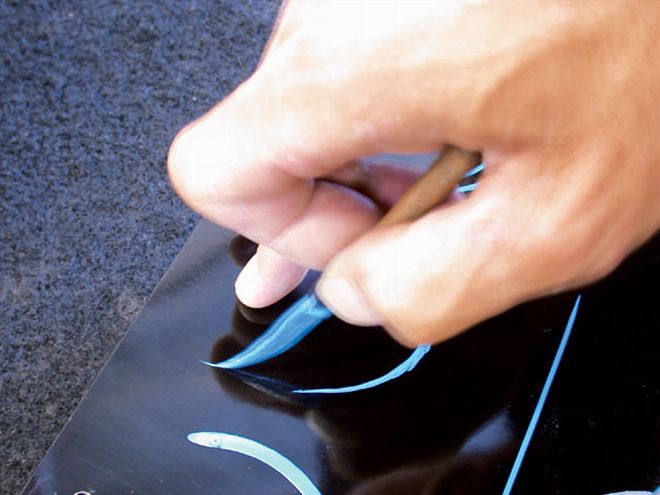 How to Pinstripe - Pinstriping With Steve Deman