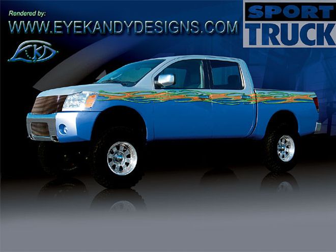 nissan Titan Custom Paint Job custom Nissan Titan