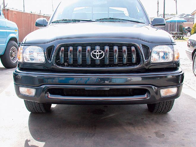 Billet Grille On A Toyota Tacoma - Grilled Taco