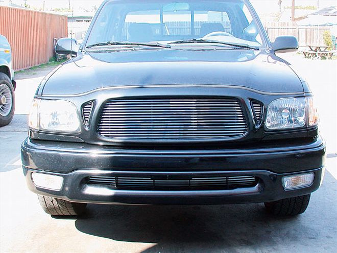 Billet Grille On A Toyota Tacoma - Grilled Taco