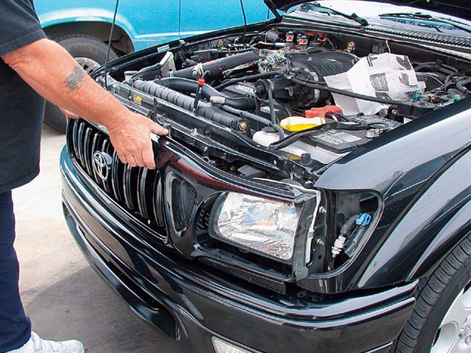 Billet Grille On A Toyota Tacoma - Grilled Taco