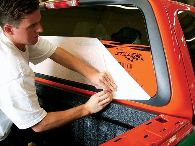 Back Window Sponsor Decal from Ultimate Design - Show Stickers
