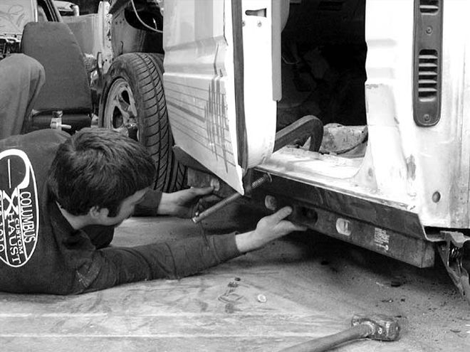 Wrecked Rocker Repair