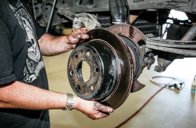 Rear Rotor Removal