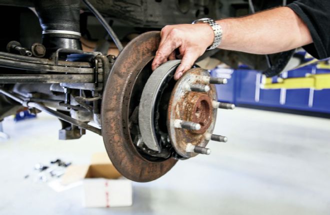 Parking Brake Shoe Replacement