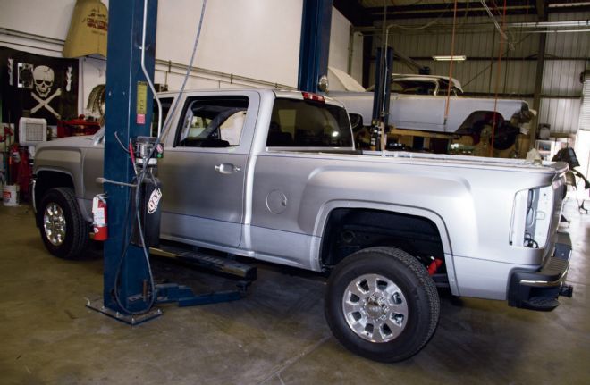 2015 Gmc Sierra On The Lift