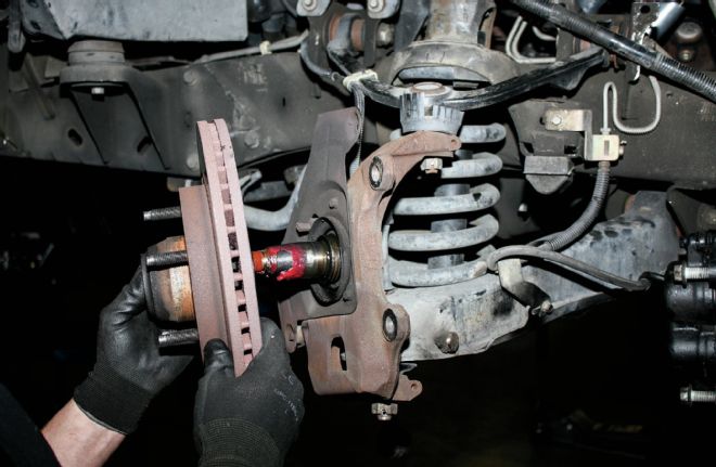1997 Ford F150 Caliper And Rotor Unbolting