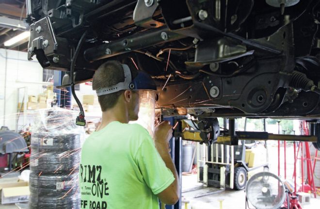 Cutting Control Arm Pockets