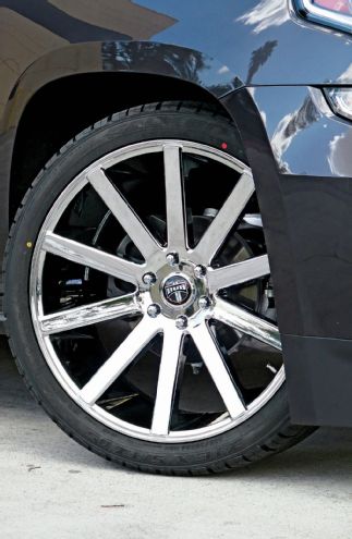 2015 Chevrolet Tahoe Crown Suspension Lowering Kit Install 11