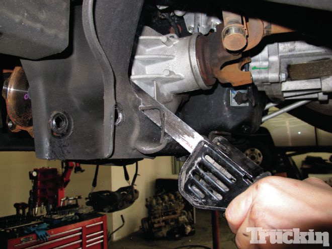 2008 Gmc Sierra cutting Front Axle Bracket