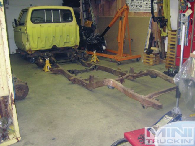 Chevy Luv Junkyard Jewel, Part 3: Frame
