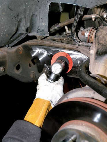 Relocating the Front Shocks on a Chevy S10 - On The Rebound