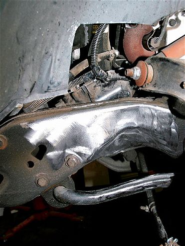 Relocating the Front Shocks on a Chevy S10 - On The Rebound