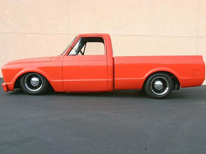 1972 Chevy C10 Air Ride Suspension left Side Angle