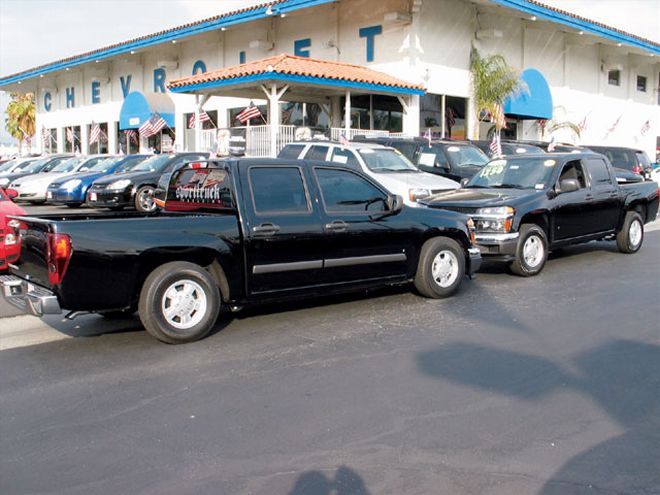 2007 Chevy Colorado Crew Cab comparison