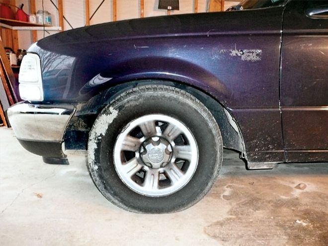 2001 Ford Ranger Control Arm Modification by The Custom Connection - When Times Are Rough