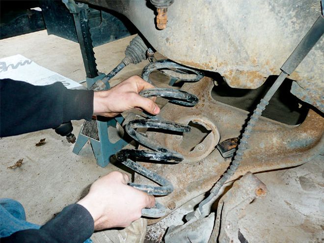 2001 Ford Ranger Control Arm Modification by The Custom Connection - When Times Are Rough