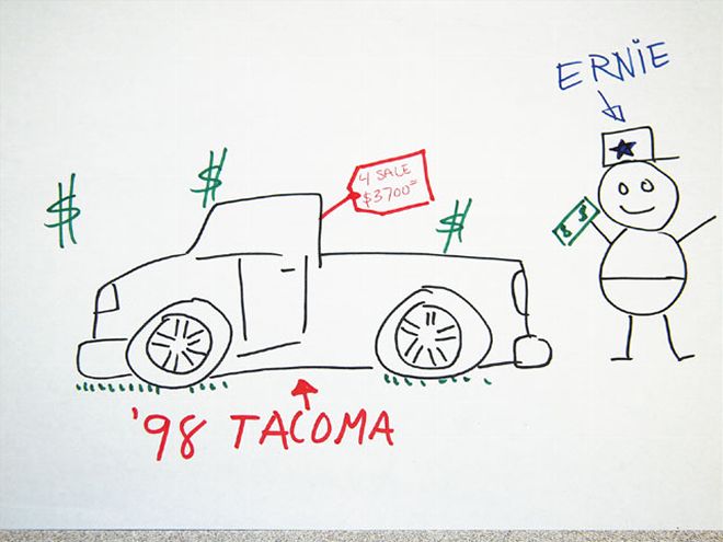 1998 Toyota Tacoma sketch