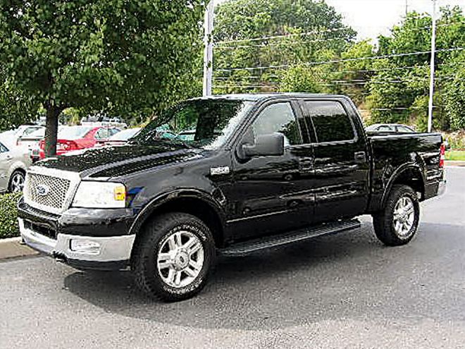 2004 Ford F150 Lariat left Side View