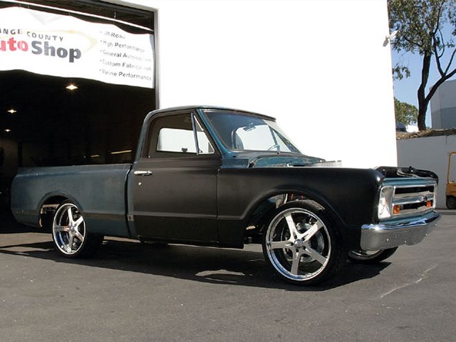 1967 Chevrolet C10 front Passenger Side View