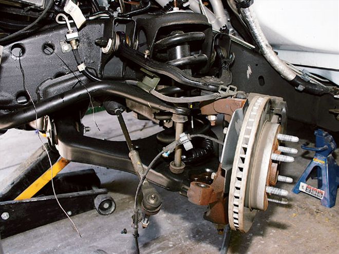 2004 Chevy Silverado Front Air Suspension Installation - Makin It Lay Part 2