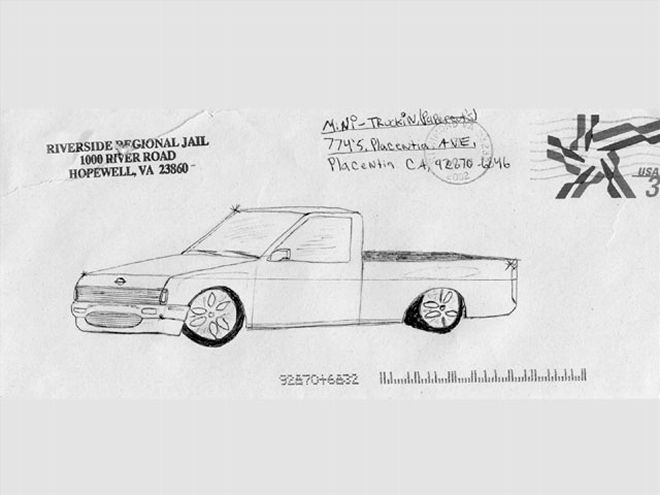 letters To The Editor May 2003 truck Sketch