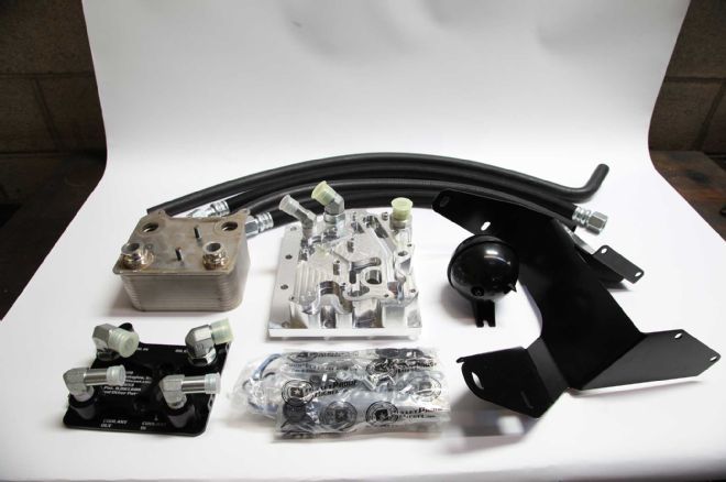 How To Bulletproof A Ford Power Stroke Diesel Bulletproof Oil Cooler Remote Mount Kit