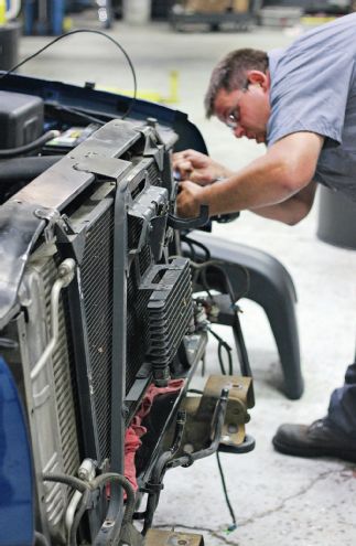 How To Clean A Stack Of Cooling Cores Front Components Removed