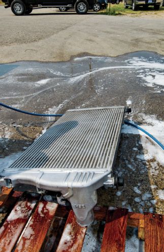 How To Clean A Stack Of Cooling Cores Intercooler Cleaning