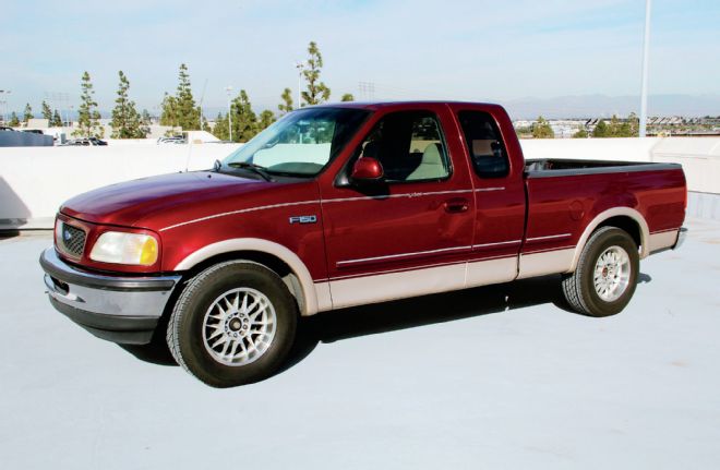 1997 Ford F 150 Lariat Restoration Front Three Quarter